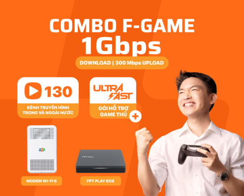 Gói Internet F-GAME Combo F Game 1Gbps 300Mbps