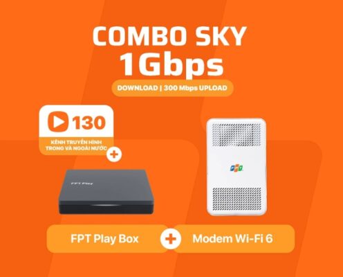 Gói Internet SKY Combo SKY 1Gbps 300Mbps