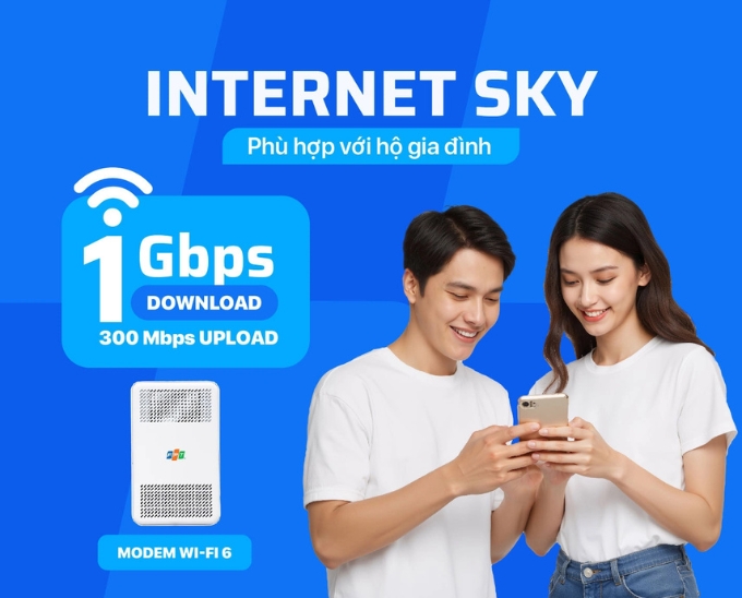 SKY 1Gbps 300Mbps